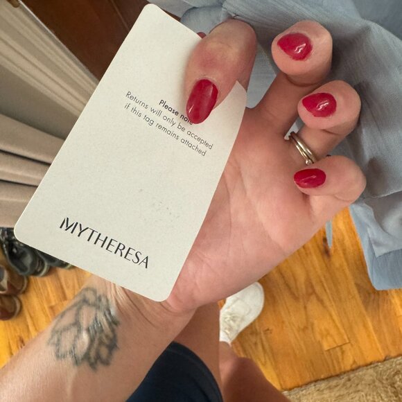 NWT Markarian Sarika Gown Dress, Dusty Blue, Size 4 - Picture 6 of 16